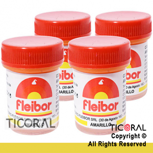 COLORANTE FLEIBOR AMARILLO PASTA 15GR x 1